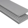 Kovalex Terrassendiele WPC Standard V 14,5 x 2,6 cm grau gebürstet Meterware