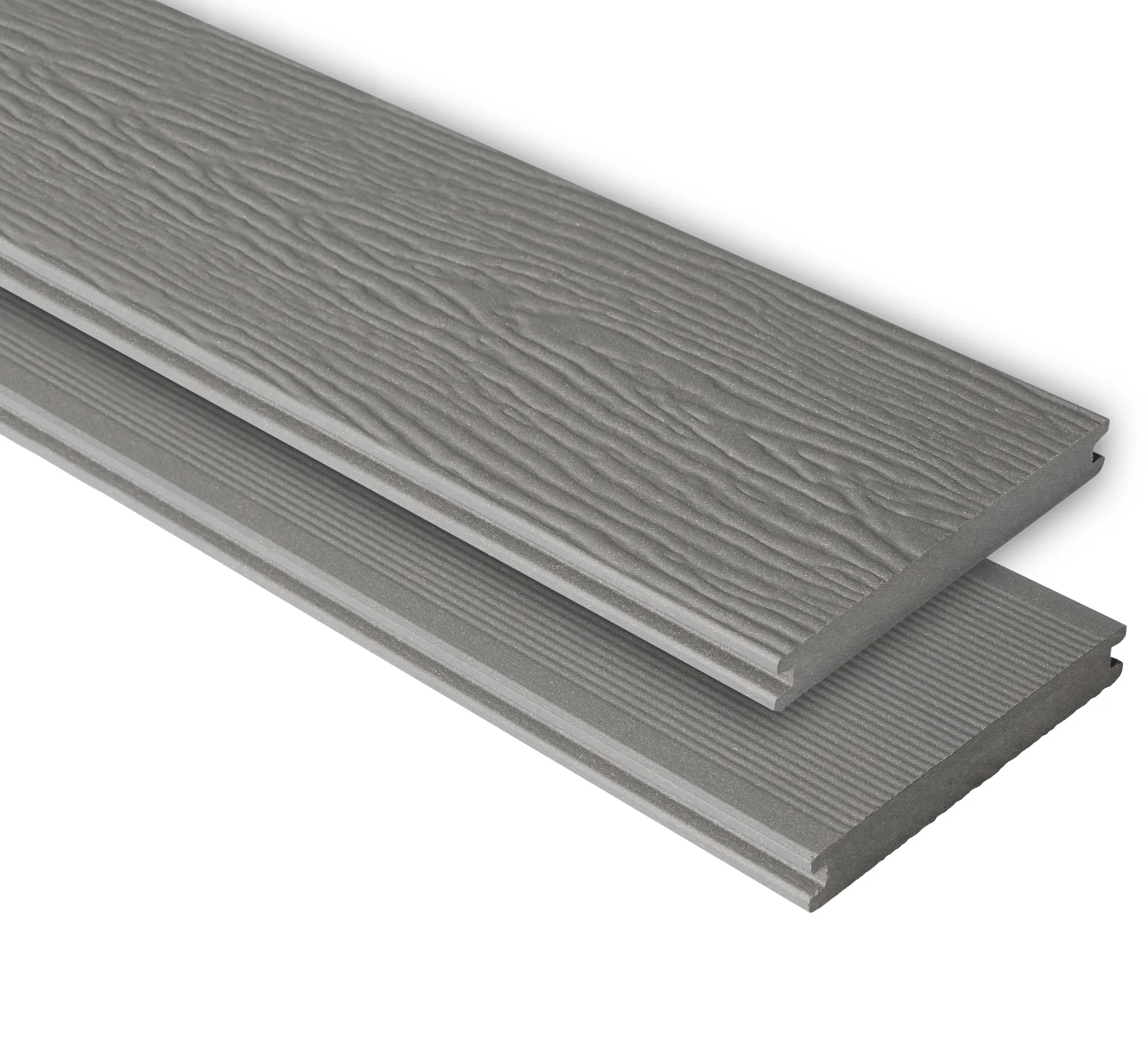 Kovalex Terrassendiele WPC 14,5 x 2 cm grau matt Meterware