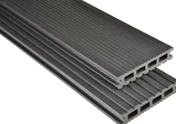 Kovalex Terrassendiele WPC 300 x 14,5 x 2,6 cm graubraun mattiert