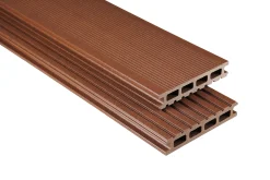 Kovalex Terrassendiele WPC 14,5 x 2,6 cm braun mattiert Meterware