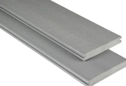Kovalex Terrassendiele WPC 300 x 14,5 x 2,0 cm grau mattiert