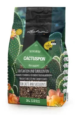 Lechuza Cactuspon Pflanzsubstrat für Kakteen 3 L torffrei
