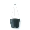 Lechuza Pflanztopf Nido Cottage 28 cm Kunststoff granit