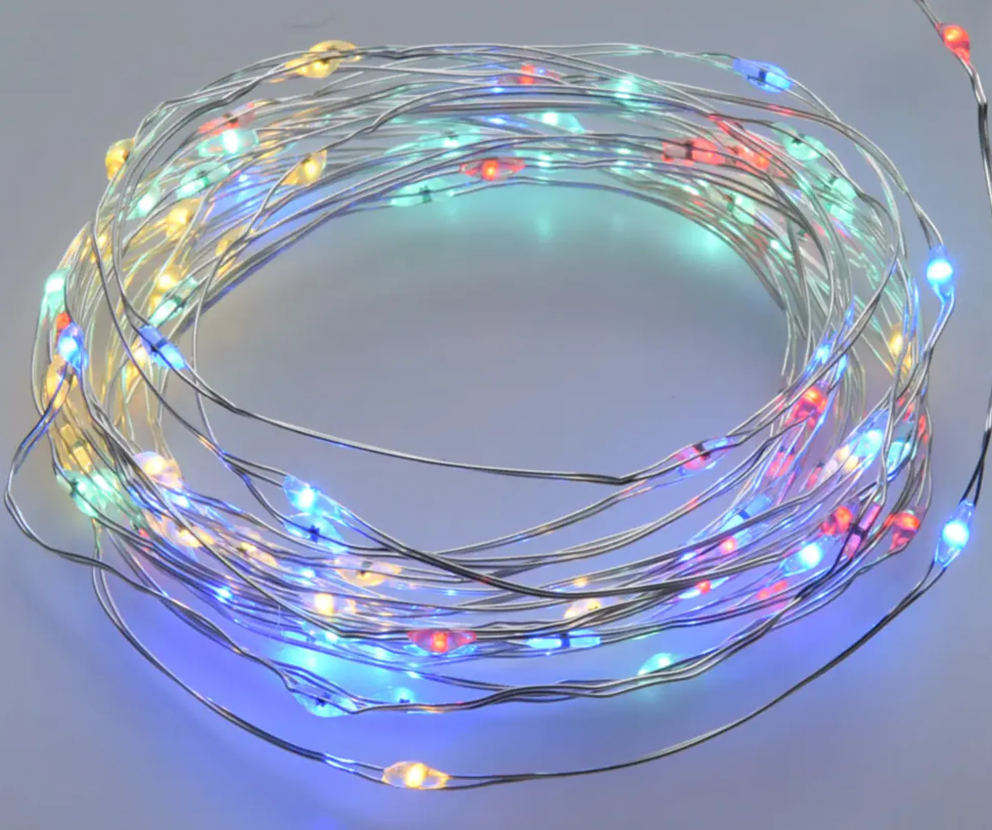 LED Solar-Drahtlichterkette RGB
