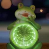 LED Solarleuchte Frosch mit Dämmerungssensor grün