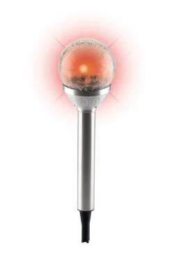 LED Solarleuchte Glas RGB 34 cm