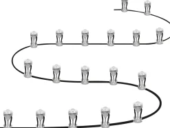 Ledvance LED Außenleuchte Smart+ WiFi Garden Dot klar 18 Dots 9m