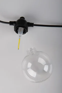 Light & More 10er LED Solar-Lichterkette 10 m mehrfarbig/neon
