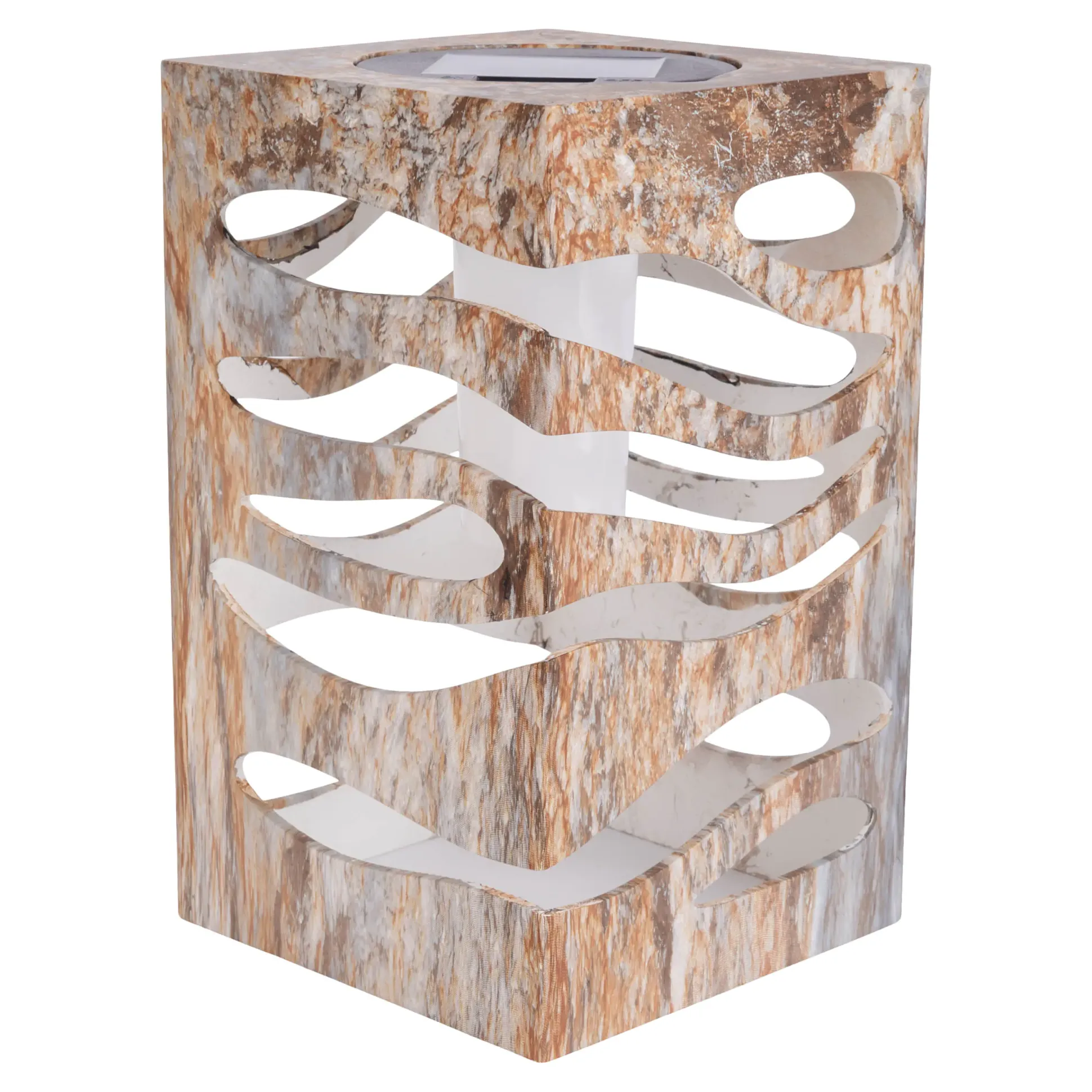 Light & More LED Solarleuchte braun