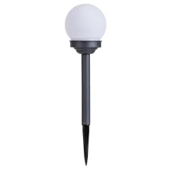 Light & More LED Solarleuchte Kugel schwarz