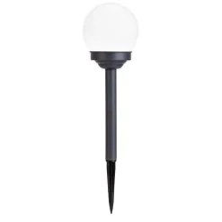 Light & More LED Solarleuchte Kugel schwarz