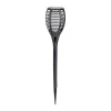 Light & More LED Solarleuchte Fackel schwarz