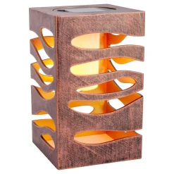 Light & More LED Solarleuchte dunkelbraun