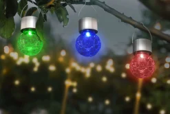 Light & More LED-Solarpendelleuchte bunt