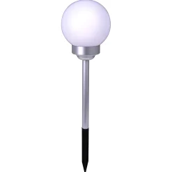 Light&More LED Solarleuchte Kugel 70 cm, Ø25 cm, Erdspieß