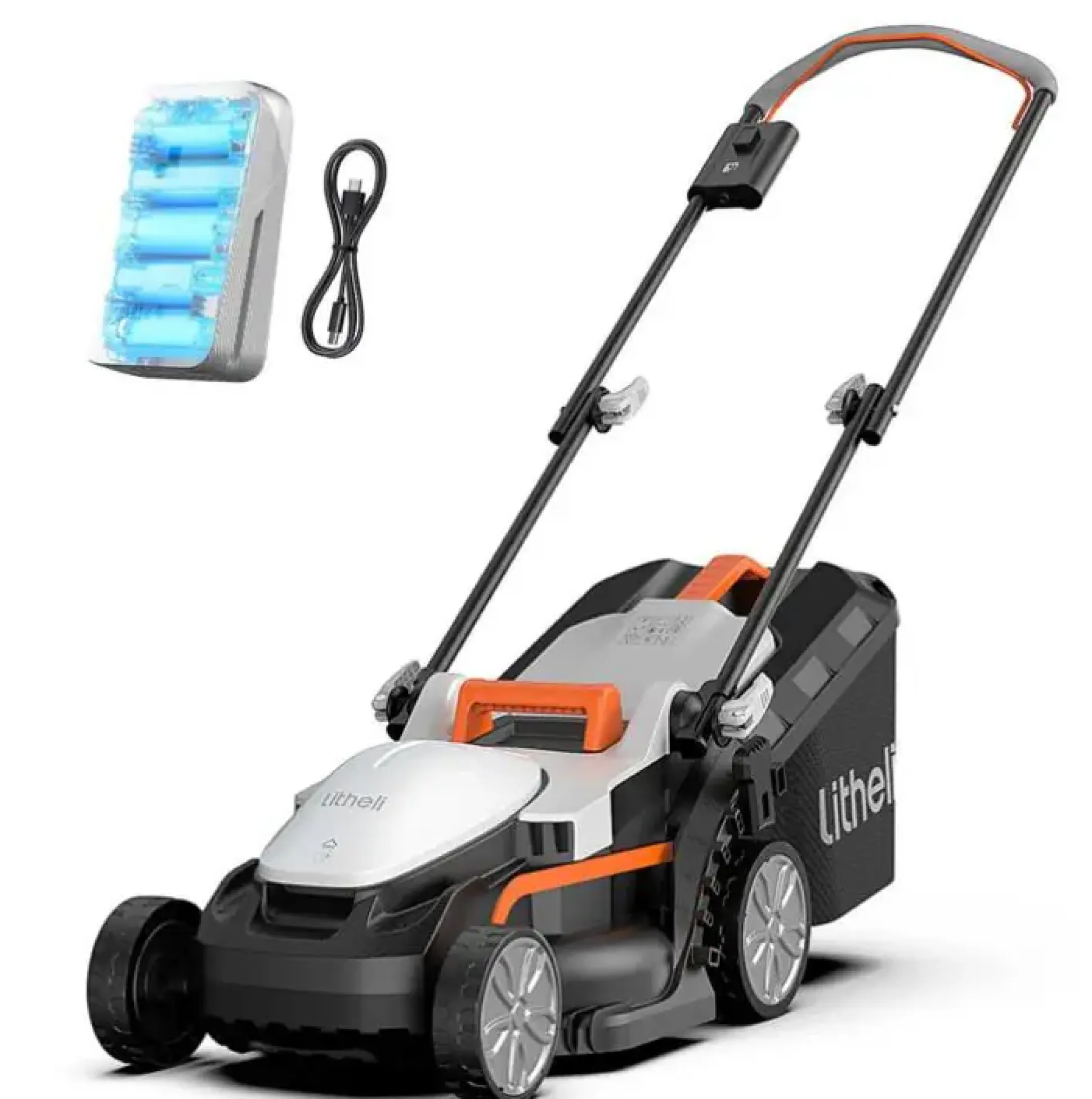 Litheli Akku Rasenmäher Handy+ 20V, 33 cm Schnittbreite inkl. 1 SE-Akku 4 Ah