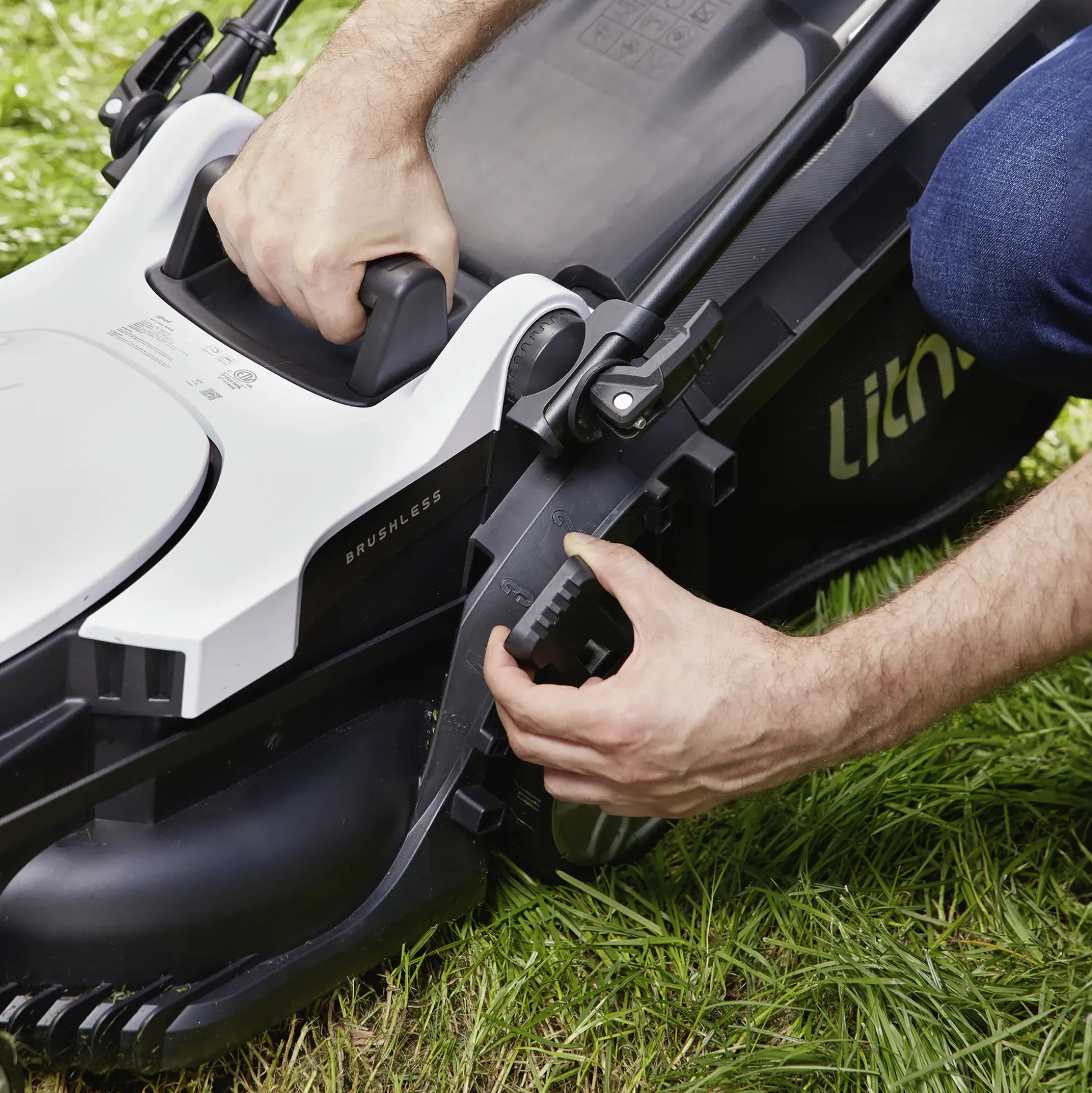 Litheli Akku-Rasenmäher Mono 20 V 33 cm Schnittbreite ohne Akku