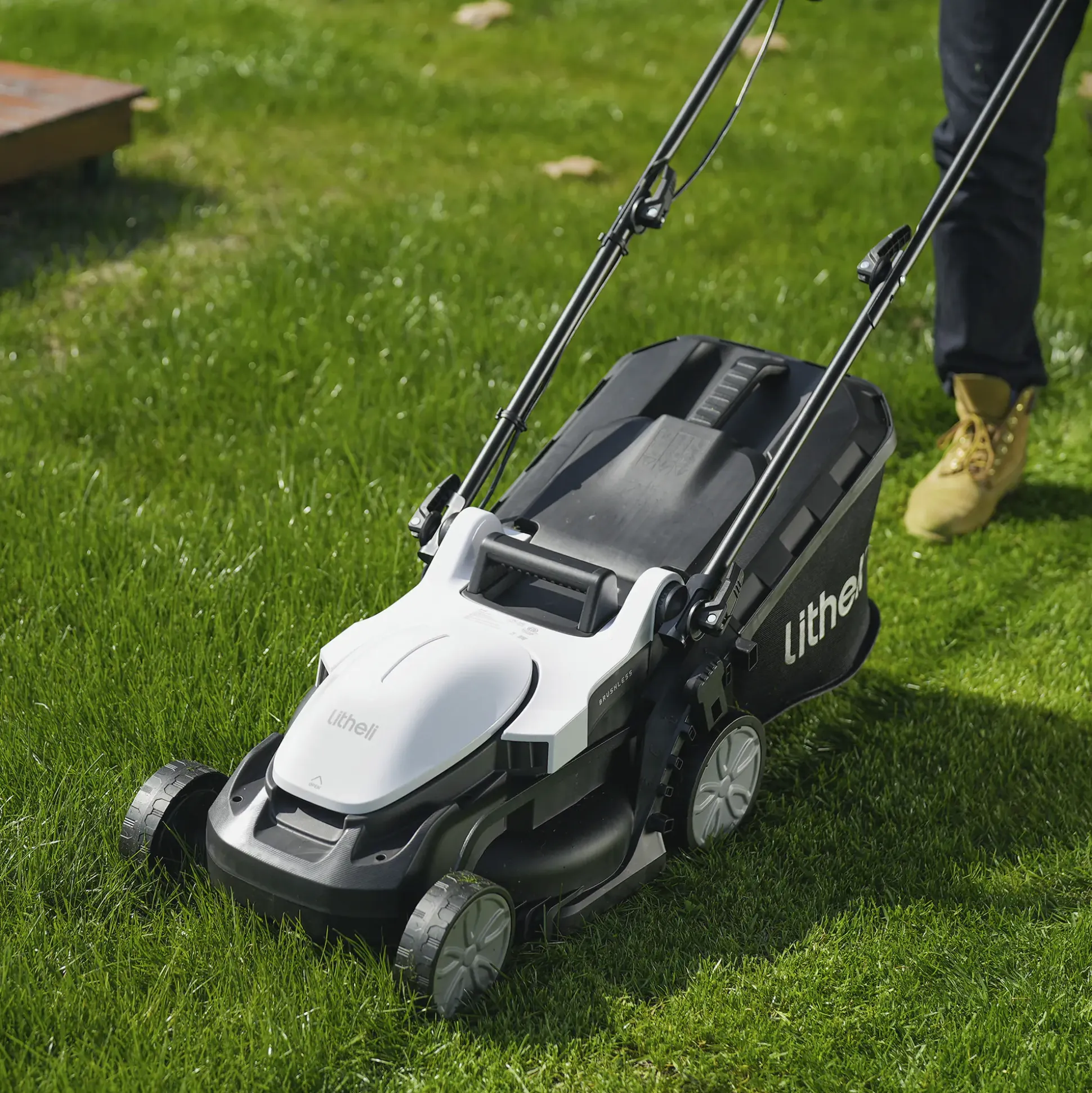 Litheli Akku-Rasenmäher Mono 20 V 33 cm Schnittbreite ohne Akku