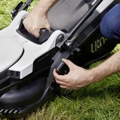 Litheli Akku-Rasenmäher U20 20V, 33cm Schnittbreite, inkl. Akku 4.0Ah und USB-C Ladekabel