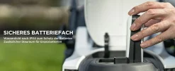 Litheli Akku-Rasenmäher U20 20V, 33cm Schnittbreite, inkl. Akku 4.0Ah und USB-C Ladekabel
