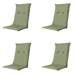 Madison Niederlehner-Auflage Basic grün 105 x 50 cm 4er-Set