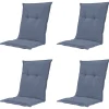 Madison Niederlehner-Auflage Basic kobalt 105 x 50 cm 4er-Set