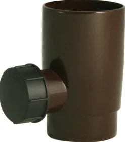 Marley Regensammler NW 53 mm, mit Überlaufstop, braun