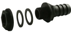 Marley Regentonnenanschluss für Schlauch 19,05 mm (3/4"), schwarz