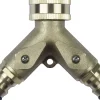 Meister Cornat Y-Verteilerstück mit 2 Kugelhähnen IG 3/4"