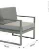 MFG Dining Lounge Möbelset inkl. All-Wetter Kissen wetterfest
