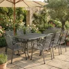 MFG Garten-Essgruppe Boulevard 8 Personen Metall anthrazit