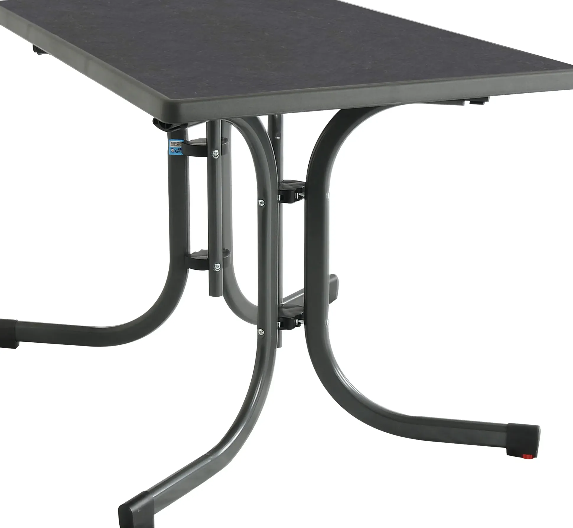 MFG Gartentisch wetterfest Stahl Boulevard 110 x 70 cm klappbar