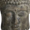 Mica Buddha grau Magnesium 48 cm