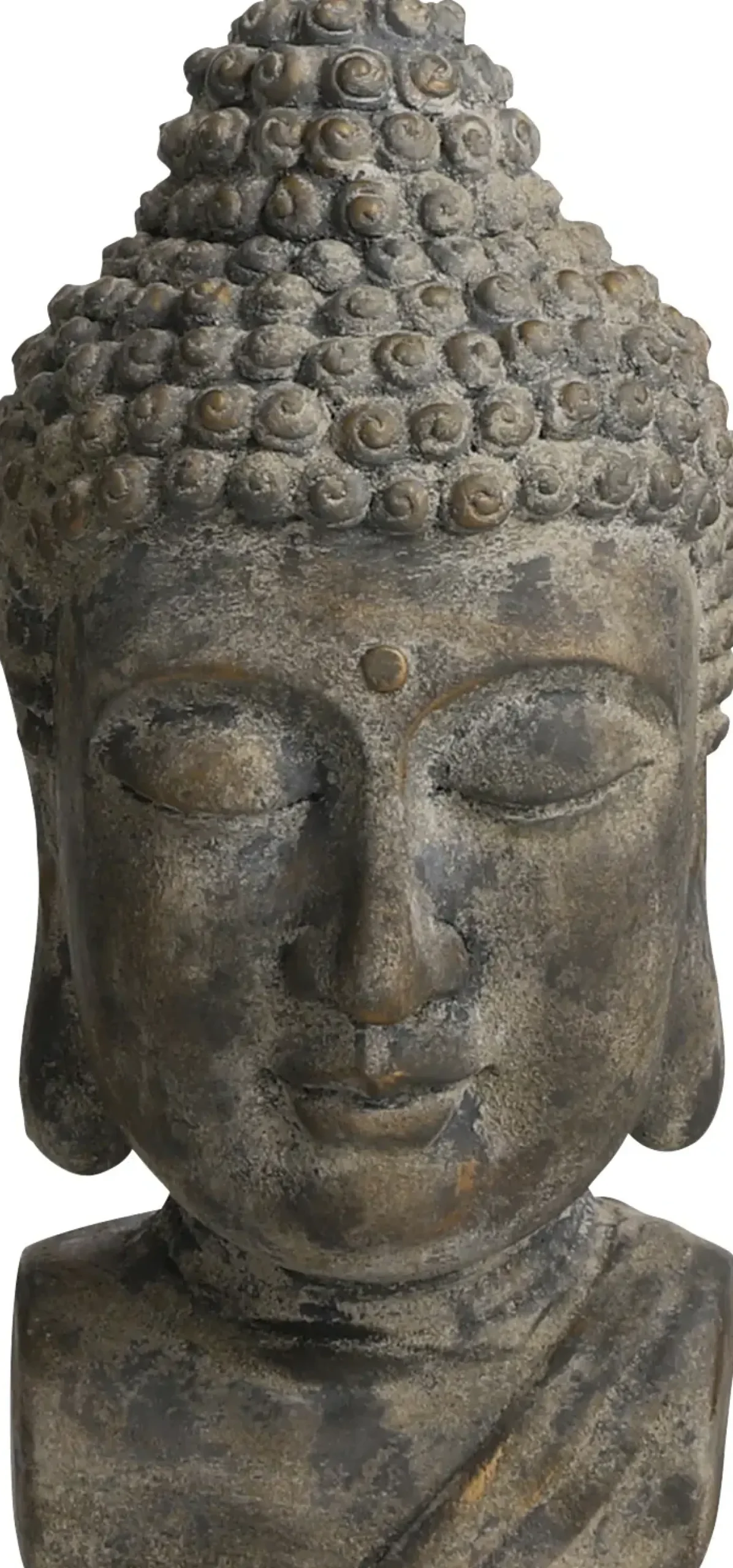 Mica Buddha grau Magnesium 48 cm