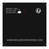 Mica Decorations Korb Marcia Rattan Ø 35 x 25 cm grau