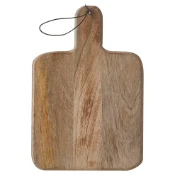 Mica Tranchierbrett Duko Mangoholz Quadrat braun H 1 x B 35 x T 25 cm braun