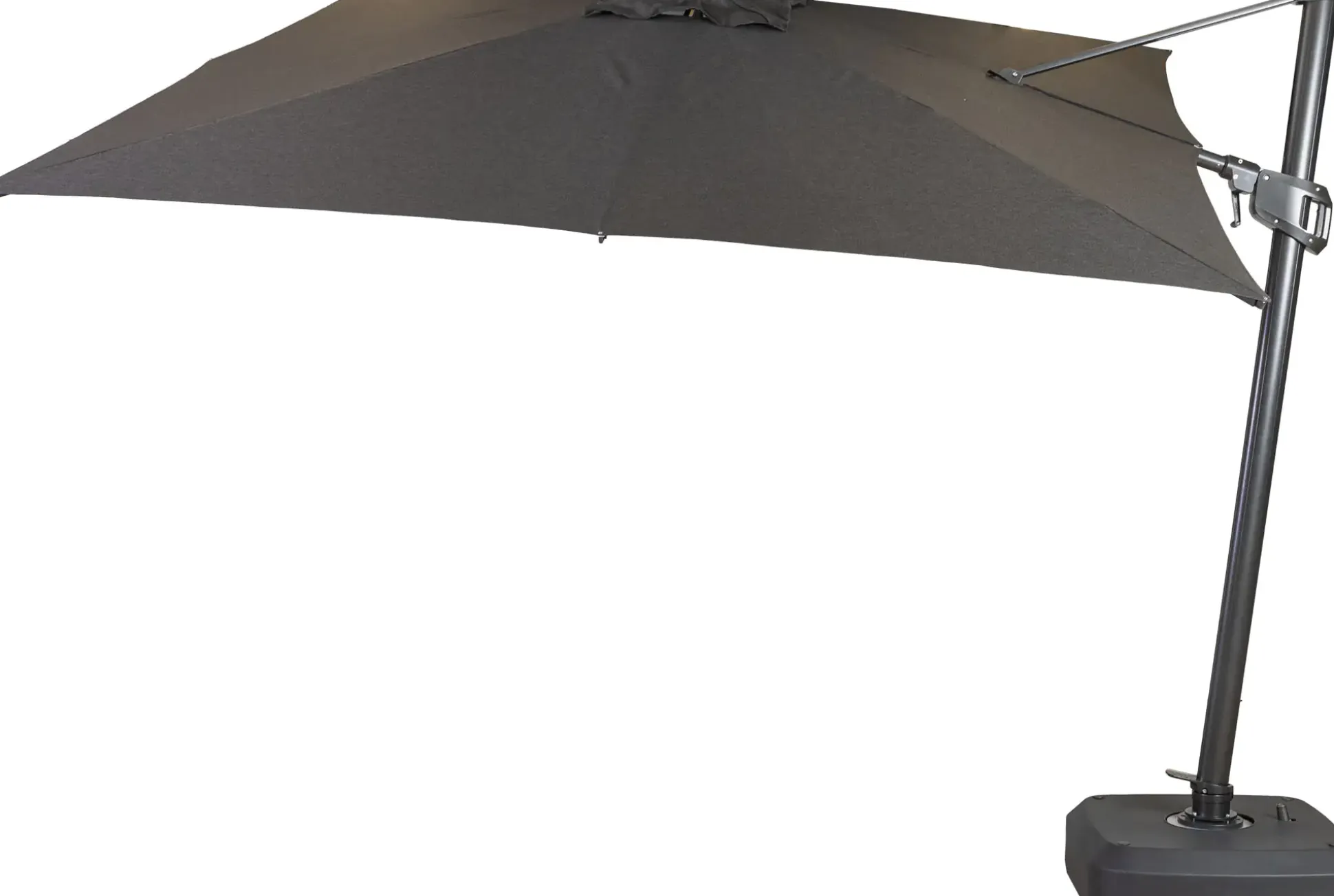 MWH Ampelschirm Monte Carlo anthrazit, 300 x 300 cm