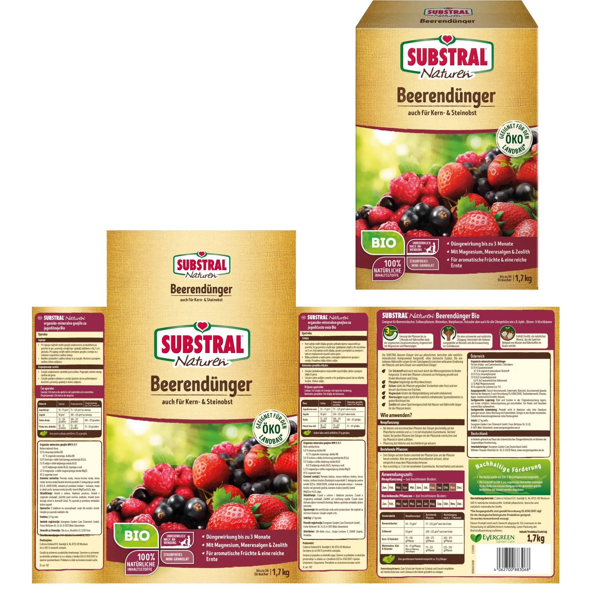 Naturen Bio Beerendünger 1,7 kg