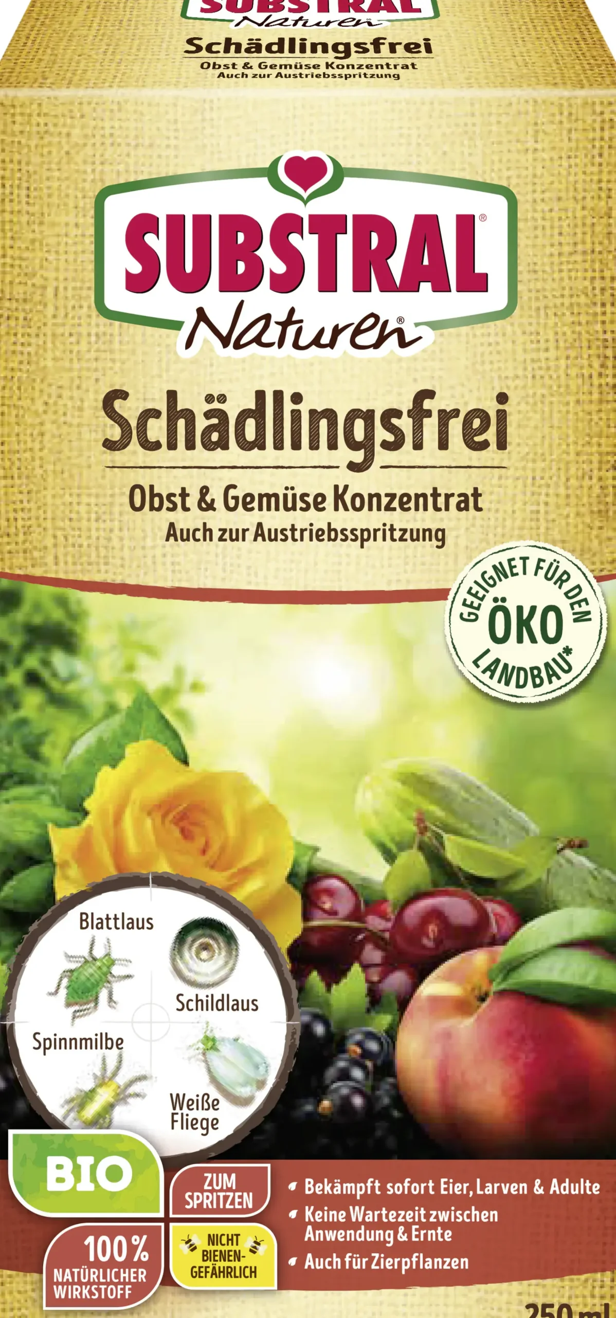 Naturen Bio Schädlingsfrei Obst & Gemüse 250 ml
