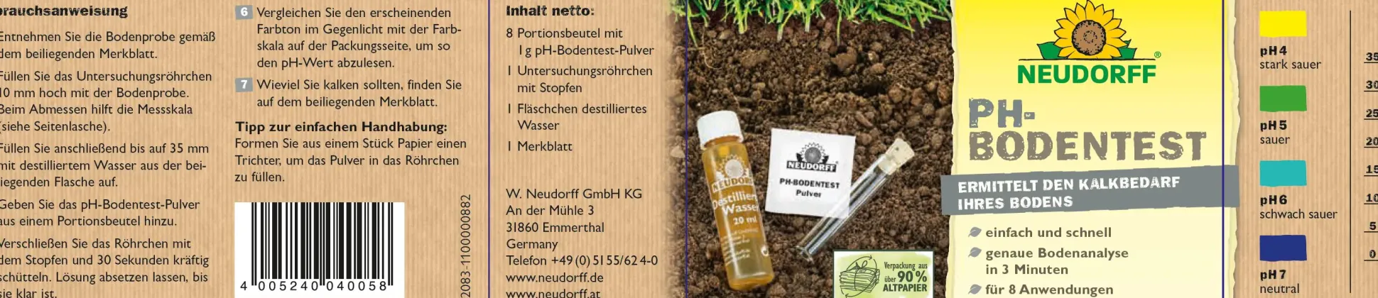 Neudorff PH-Bodentest 1 Set