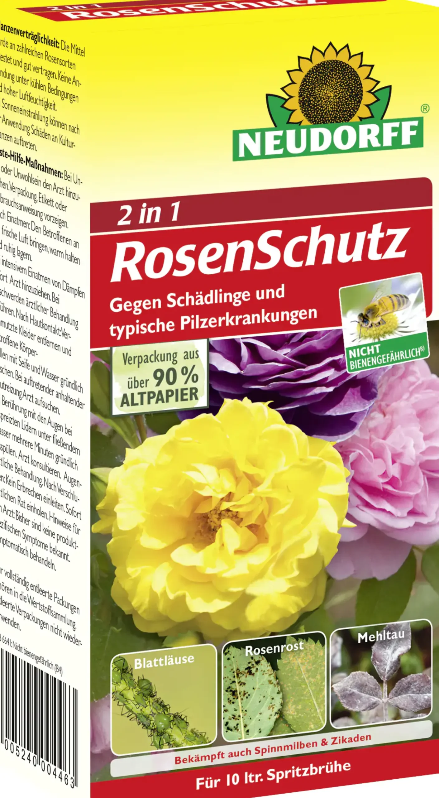 Neudorff Rosenschutz 2in1 100ml Spruzit + 8 ml Fungisan