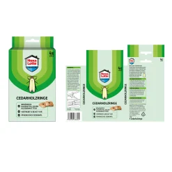 Nexa Lotte Cedarholz-Ringe 4 Stück