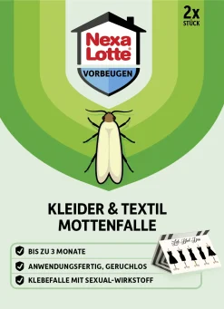 Nexa Lotte Kleider & Textilschutz Mottenfalle 2 Stück