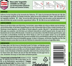 Nexa Lotte Ungeziefer-Leimfalle 2 Stück