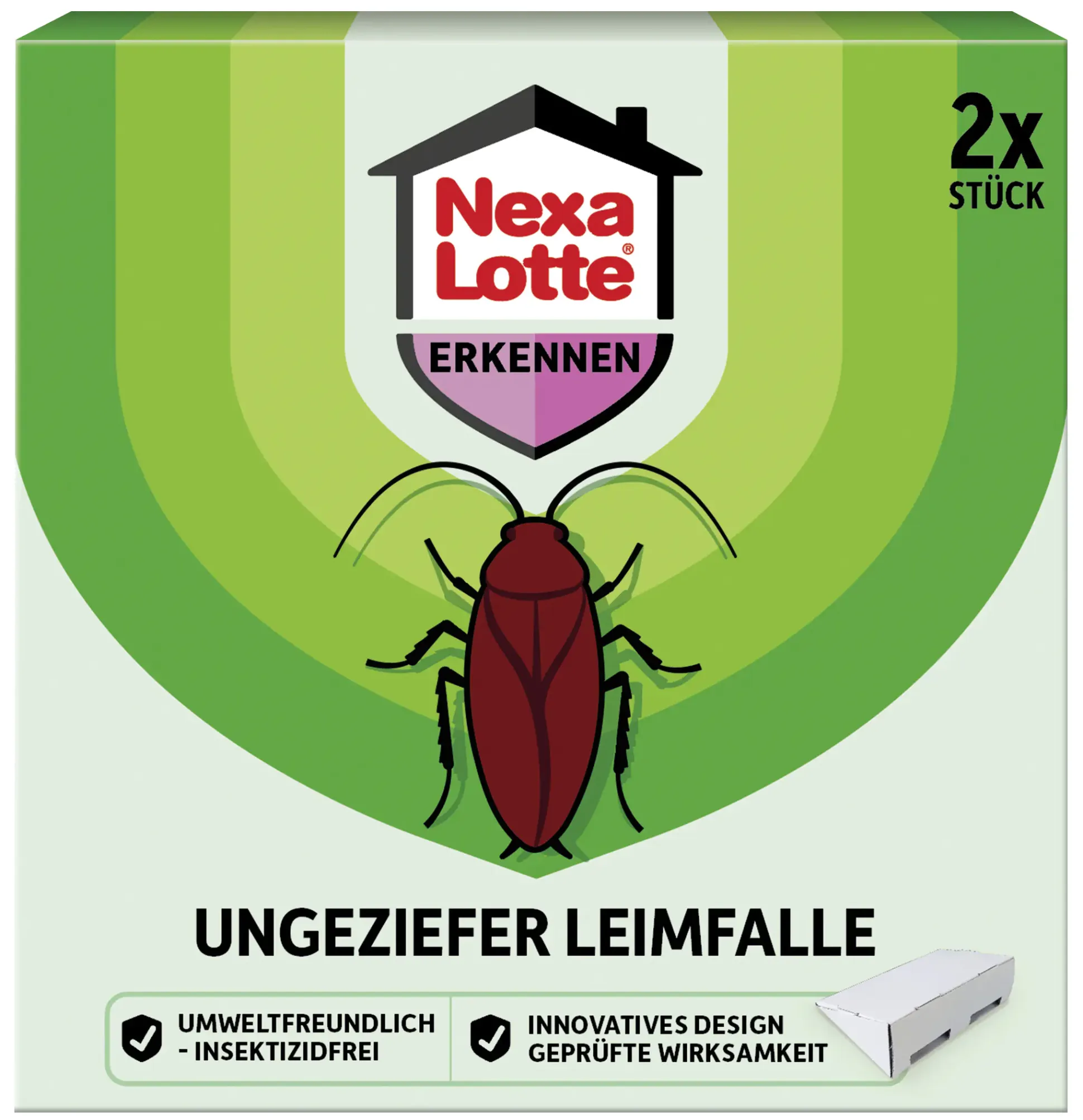 Nexa Lotte Ungeziefer-Leimfalle 2 Stück