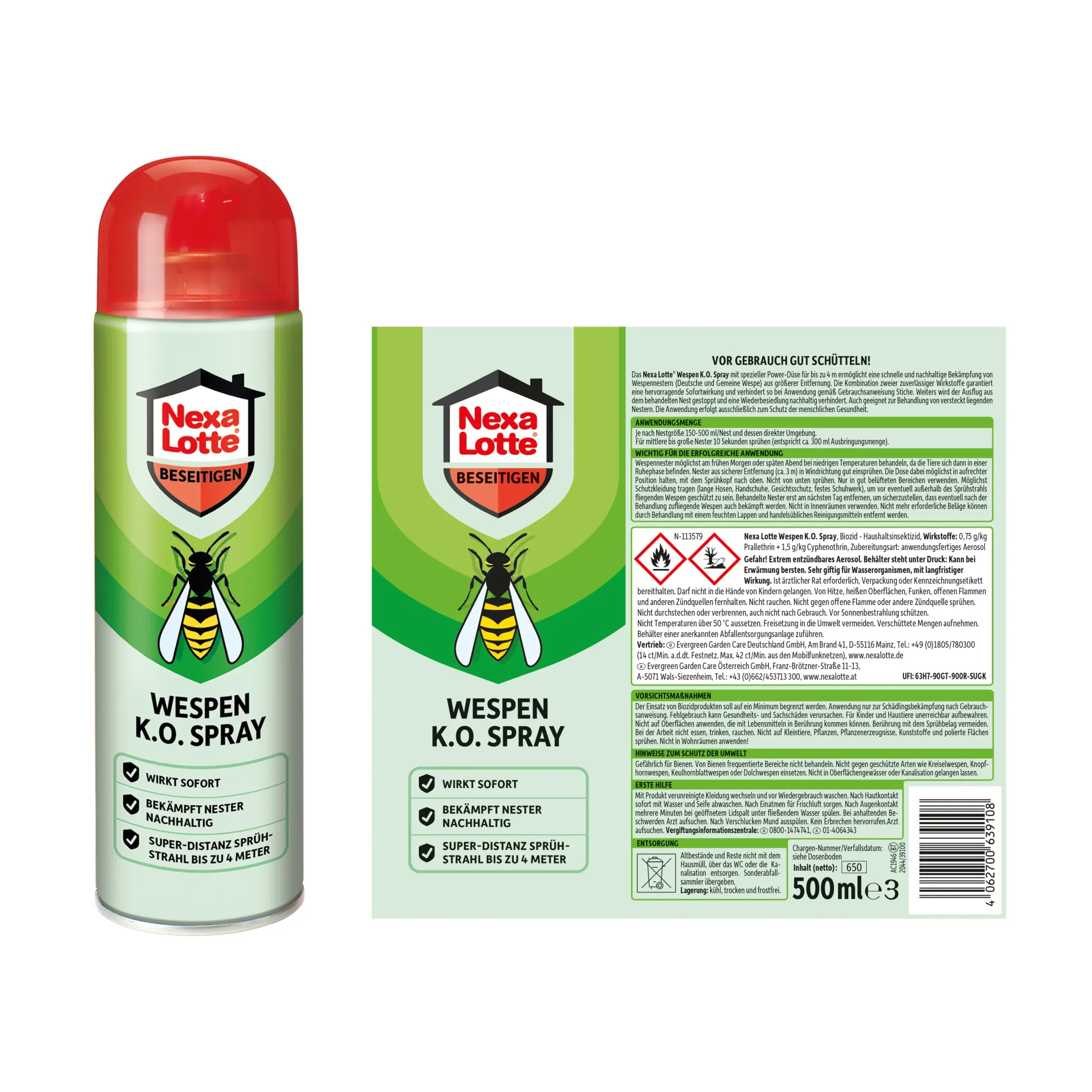 Nexa Lotte Wespen K.O. Spray 500 ml
