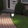 Näve Solar-Gartenleuchte LED mit Dämmerungssensor Sina 47,2 cm schwarz 2er Set
