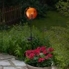 Näve Solar-Gartenleuchte LED mit Dämmerungssensor Elfe 84 cm schwarz