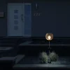 Näve Solar-Gartenleuchte LED mit Dämmerungssensor Geli 85 cm schwarz