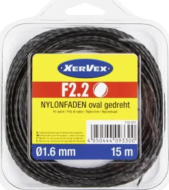 Nylonfaden F2.2 oval 1,6 mm 15 m